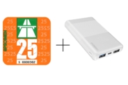 Autobahnvignette 2025 + POWERBANK